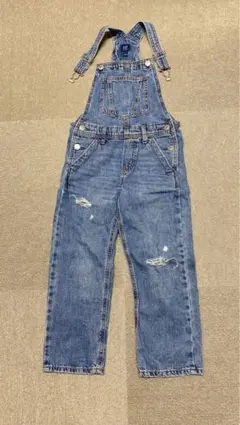 GAP★キッズ　オーバーオール　ダメージ加工　120