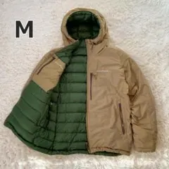 モンベル　コロラドパーカ　ダウンジャケット　M　メンズ　ベージュ　グリーン