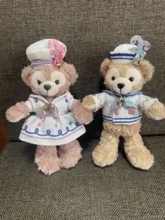 ダッフィー シェリーメイ 20周年 タイムトゥシャイン ぬいぐるみバッジ