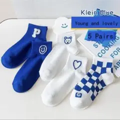 韓国　デザイン　ソックス　5足