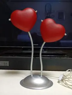 ハート型　テーブルラント　ポストモダン　スペースエイジ