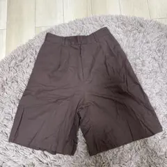 GU ）リネンブレンドバミューダパンツ