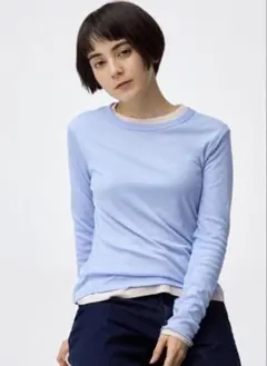 GU ソフトシアークルーネックTシャツ　XXL