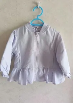 新品　petit main 薄紫 フリルジャケット　size100