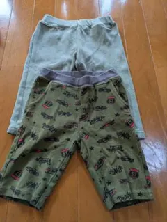 Moujonjon他　ハーフパンツ　半ズボン 110 緑系　セット