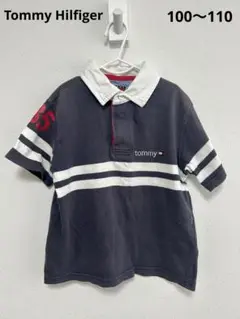 Tommy Hilfigerトミーヒルフィガー キッズ ポロシャツ半袖 ネイビー
