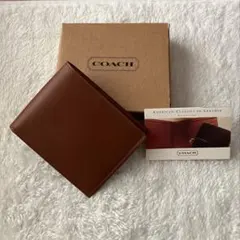 COACH オールドコーチ レザー 二つ折り財布　ヴィンテージ　未使用