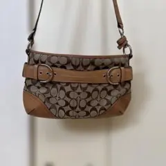 COACH ソーホー シグネチャー ホーボー ワンショルダーバッグ F07077