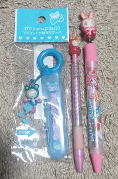 激レア！エンジェルブルー☆チョコベビー風シャー芯ケースセット 激レア！エンジェルブルー☆チョコベビー風シャー芯ケースセット