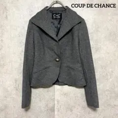 COUP DE CHANCE クードシャンス テーラードジャケット グレー