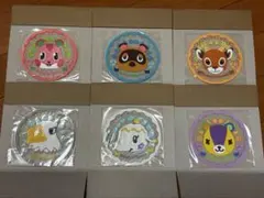 どうぶつの森　クリアラバーコースター　ガチャガチャ　6点