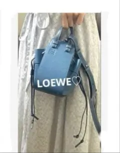 LOEWE ロエベ　ハンモック　ドローストリング アナグラム　ショルダーバッグ