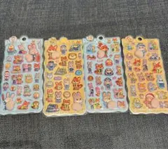 ズートピア おしりシール 4枚セット ニック ジュディ