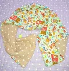 専用❤中古☆みかん ☆８重ガーゼ＊ロングフェイスタオル★