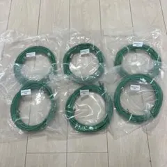 LANケーブル NWC5E-STP1-Y-GN-5 5本セット