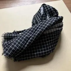 fog linen work リネン ストール チェックのサムネイル