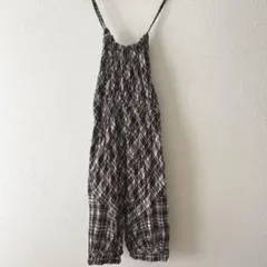 ズッカ zucca チェック柄サロペットのサムネイル