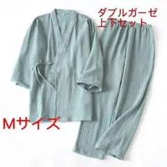 甚平 部屋着 上下セット 作務衣 じんべい　Mレディース　未使用　タグ付き