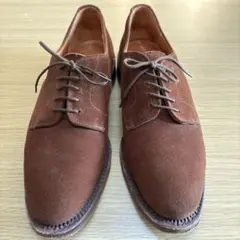 【良品良靴】ALDEN MODIFEDLASTタバコスエードプレーントゥ9h/D 良品良靴】ALDEN MODIFEDLASTタバコスエードプレーントゥ9h/D - メルカリ
