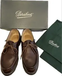 美品　Paraboot MICHAEL パラブーツ ミカエル カフェ　39.5のサムネイル