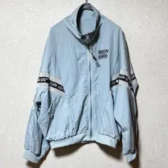 SUE ナイロンジャケット 150サイズ 青 軽量 スポーティー カジュアル