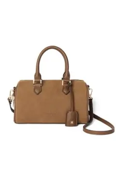 新品未使用 ☆ Herlipto Suede Mini Boston Bag