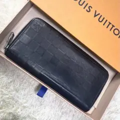 ルイヴィトン ジッピーウォレット ヴェルティカル ダミエ アンフィニ ブラック