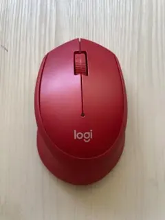 logi M331 静音ワイヤレスマウス レッド