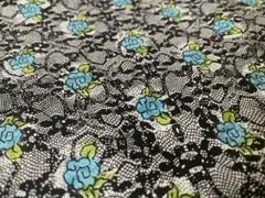 ꕤ︎︎2012yearꕤ︎︎USAcotton fabricꕤ︎︎BLUEROSEꕤ︎︎レース柄