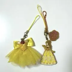 美人と野獣 ベル ドレスストラップ クッキーキーホルダー ストラップ