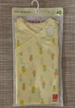 UNIQLO BABY コットンメッシュインナーボディスーツ(半袖)60サイズ