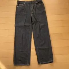 レディースGUデニムワイドパンツ