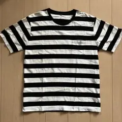 ボーダーTシャツ 白黒 コットン100%