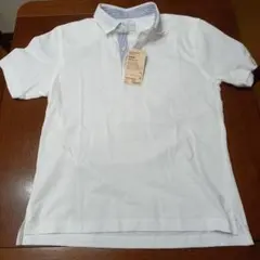 かとちゃん様専用　紳士用強撚 鹿の子 ポロシャツ Mサイズ 白