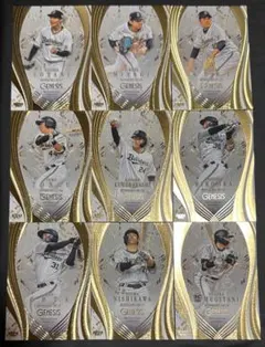 ☆2025 BBM GENESIS オリックスバファローズ 9枚 コンプ