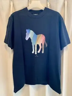 PS Paul smith ポールスミス ゼブラTシャツ ブラック メンズ S