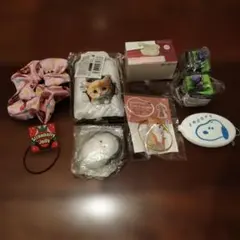 ワイヤレスイヤホン　エコバッグ　ヘアゴム　スクイーズ　キーホルダー　まとめ売り