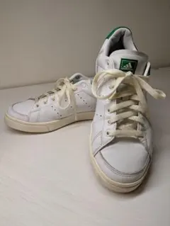 【美品】adidas アディダス　24.0cm レザー製ゴルフシューズ ホワイト