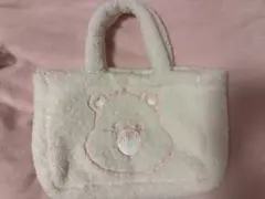 Care Bears ボア トートバッグ ホワイト