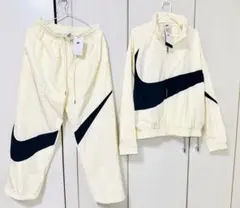 新品 NIKE ナイキ セットアップ アイボリー 上下セットビックロゴ XL