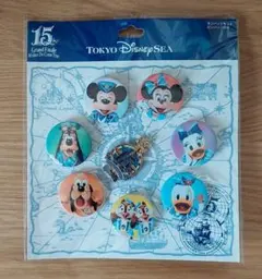 ディズニーシー　15周年Grand Finale 缶バッチ