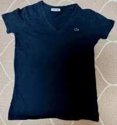 早い者勝ち‼️LACOSTE Vネック Tシャツ ネイビーのサムネイル