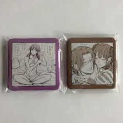 D.Gray-man ましかく缶バッジ リナリー コムイ ましかくカンバッジ