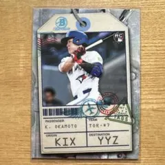 K. OKAMOTO Bowman Chrome RCカードインサート