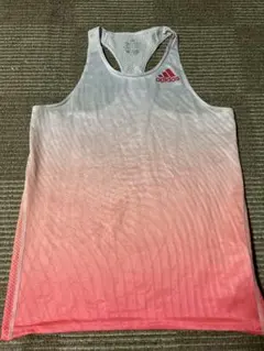 adidas ランニングシャツ　sサイズ　ランシャツ　シングレット　マラソン