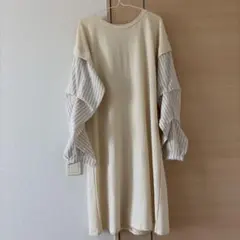 J.Y.L.B クリーム色 ロングワンピース マタニティ