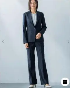 美品 LAUTREAMONT パンツスーツ 38 36 ネイビー　単品可