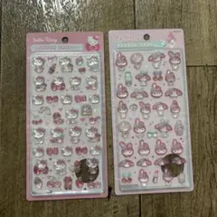 ハローキティ・マイメロディ ボンボンドロップシール（正規品）