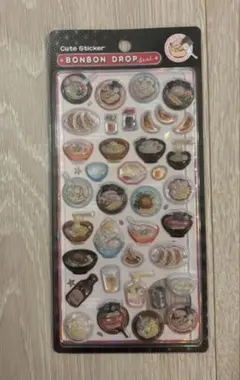 ボンボンドロップシール　和柄　ラーメン　新作　正規品　まとめ売り歓迎