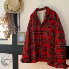 リクエスト先行予約特別価格　ウール混　テーラードジャケット　タータンチェック